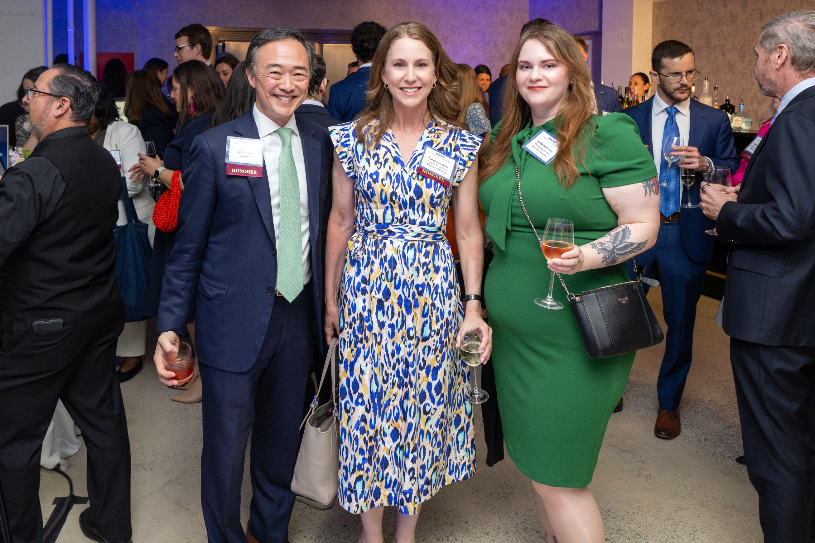 OpenAI’s Chan Park, Center for a New American Security’s Carrie Cordero, and Center for a New American Security’s Anna Pederson