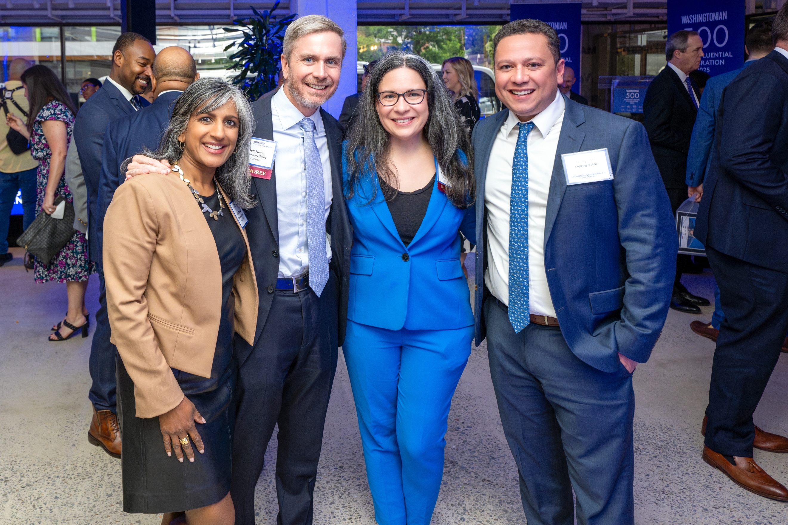 Clean Energy Buyers Association’s Nidhi Thakar, Boundary Stone Partners’ Jeff Navin, Climate Group’s Angela Barranco, and Justo Robles