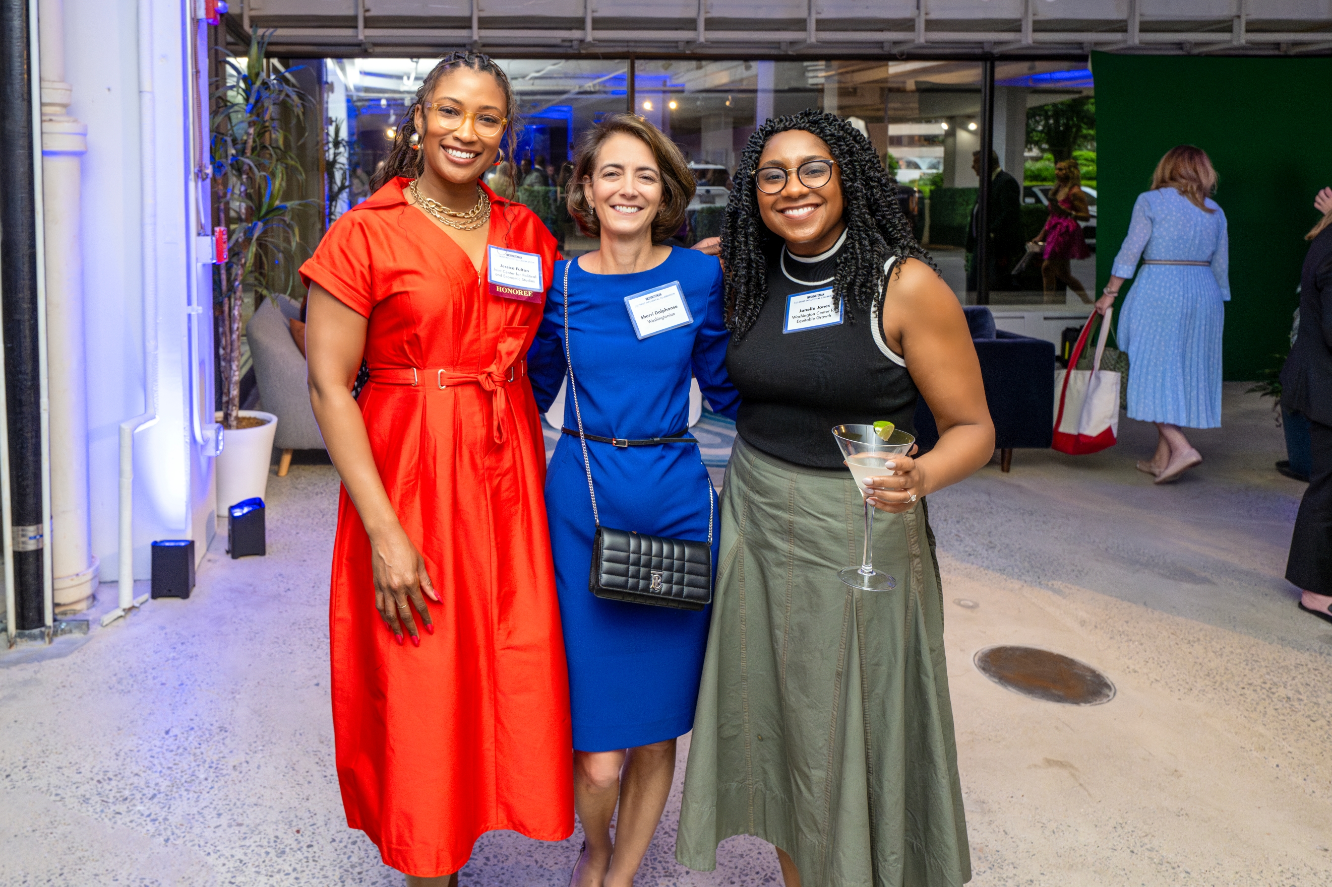 Joint Center for Political & Economic Studies’ Jessica Fulton, Washingtonian’s Sherri Dalphonse, and Washington Center for Equitable Growth’s Janelle Jones