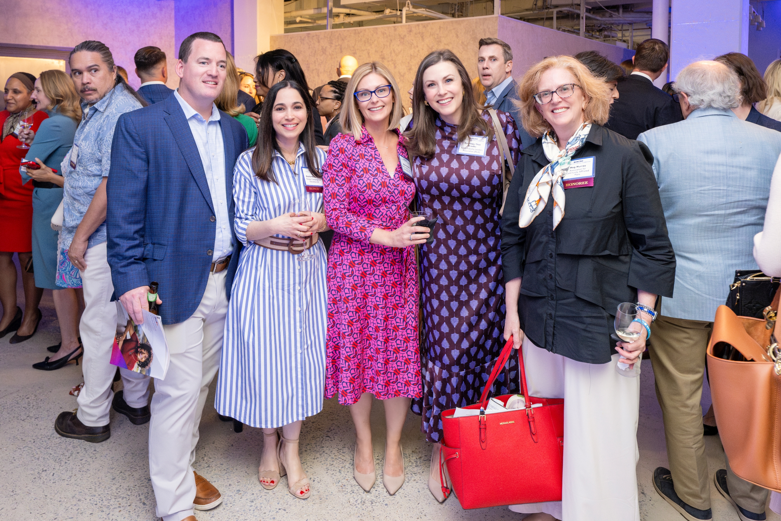 Booz Allen Hamilton’s Joseph McPherson, Global Campaign for Education’s Giulia McPherson, RILA’s Blake Harden, RILA’s Courtney Titus Brooks, and Association for Community Affiliated Plans’s Meg Murray