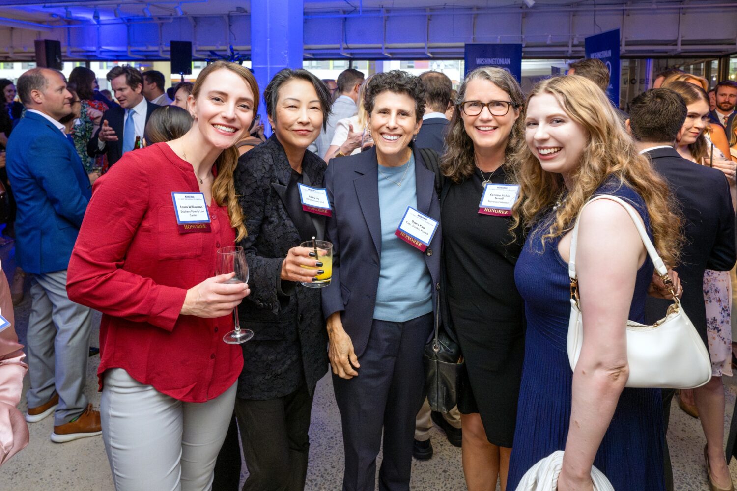 Southern Poverty Law Center's Laura Williamson, Whistleblower Aid's Libby Liu, Katz Banks Kumin's Debra Katz, RepresentWomen's Cynthia Richie Terrell, and RepresentWomen's Alissa Bombardier Shaw