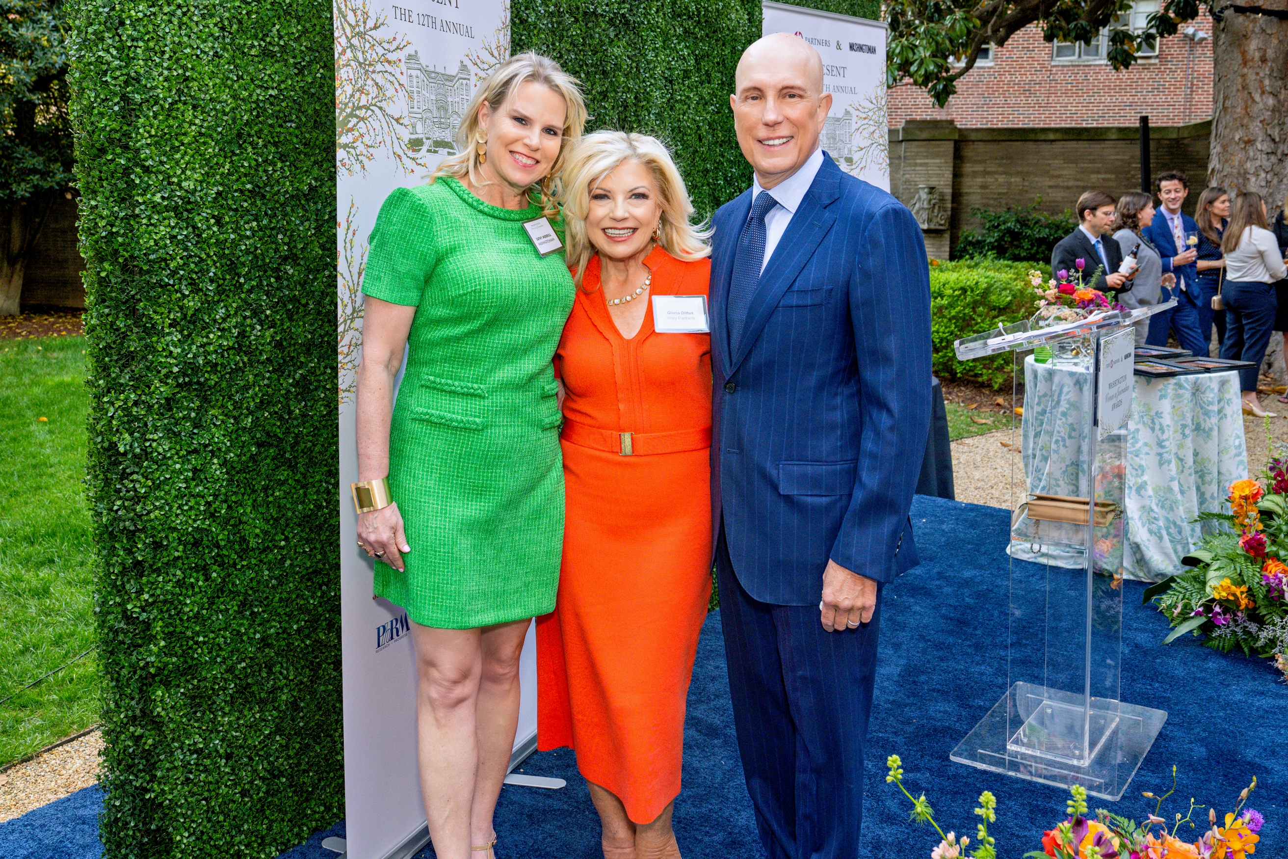 Washingtonian‘s Cathy Merrill, Story Partners’ Gloria Dittus, and NRF’s Matt Shaw