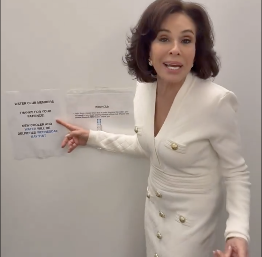 Jeanine Pirro Wants Taxpayers to Fund Her Bottled Water