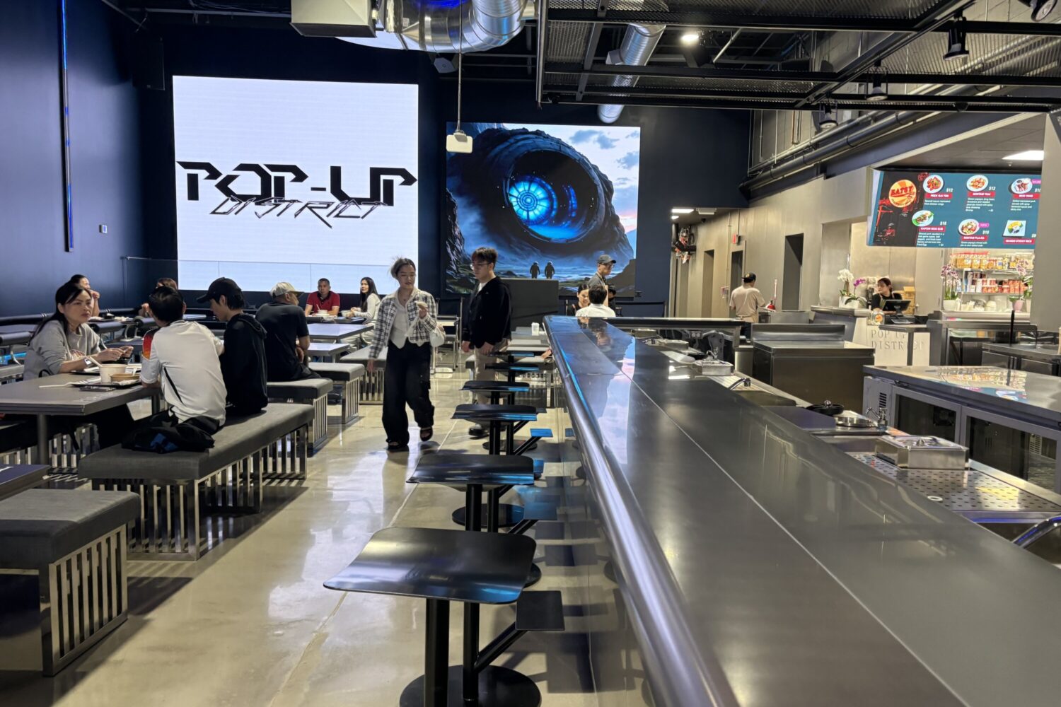 A Splashy New Asian Food Hall Opens in Eden Center