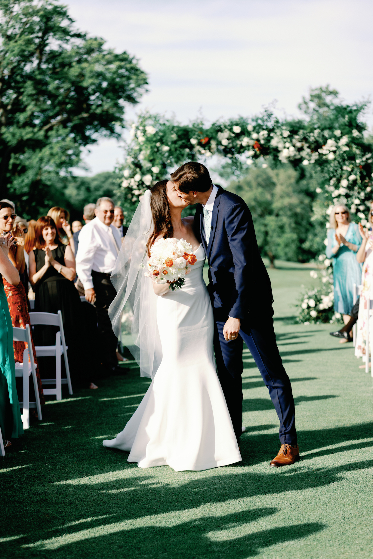 sachin and babi light blue dress Catherine + Lucas, Relaxed Wedding at Sunset Ridge Country Club — Nicodem  Creative, Modern Classic Photo + Video main image 0