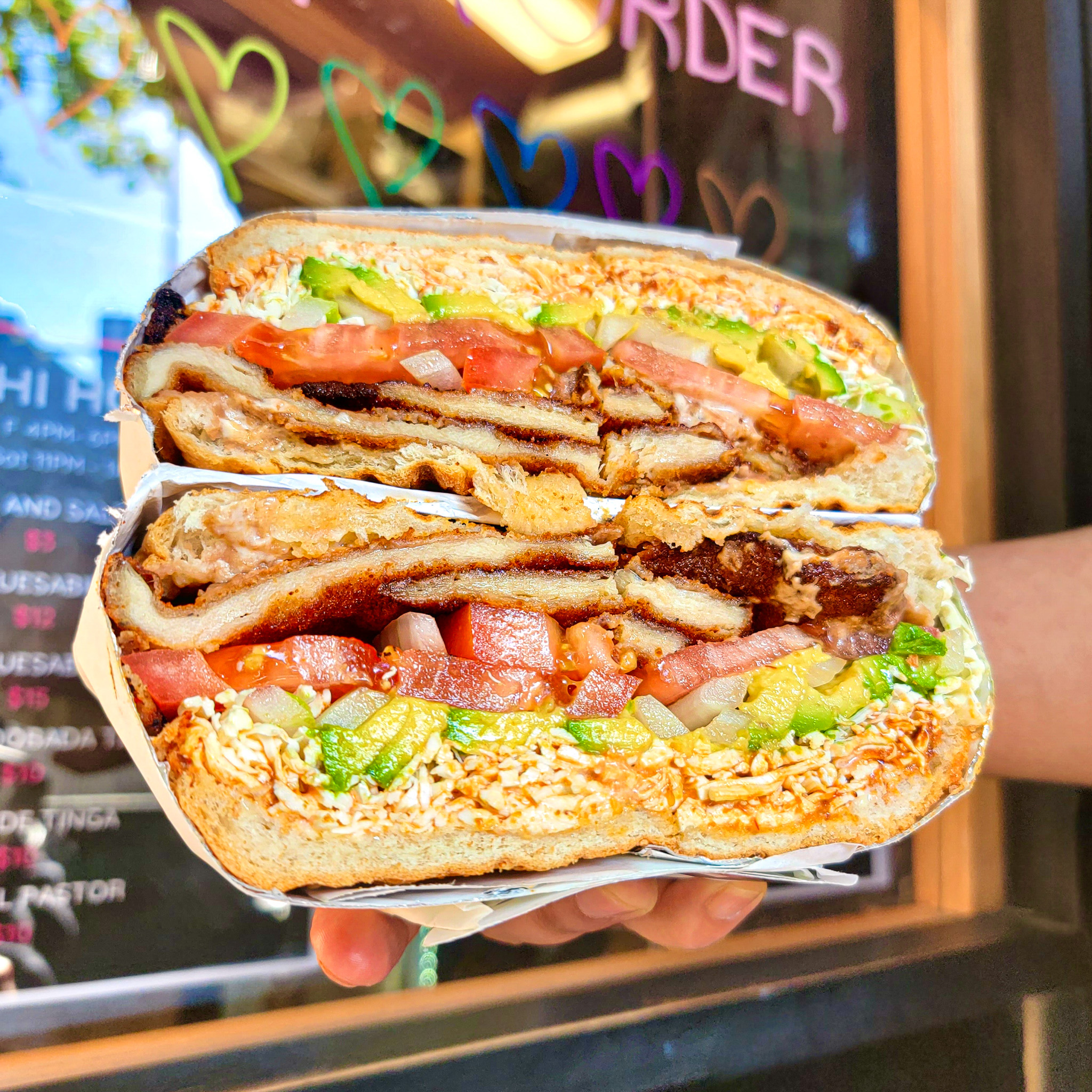 Taqueria Xochi _Crispy chicken Cemita - Washingtonian