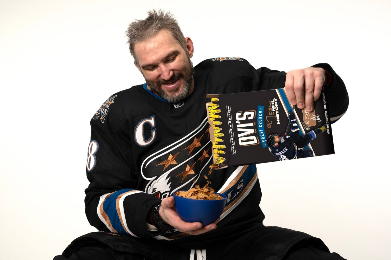 Capitals Star Alex Ovechkin Is Getting His Own Limited-Edition Cereal