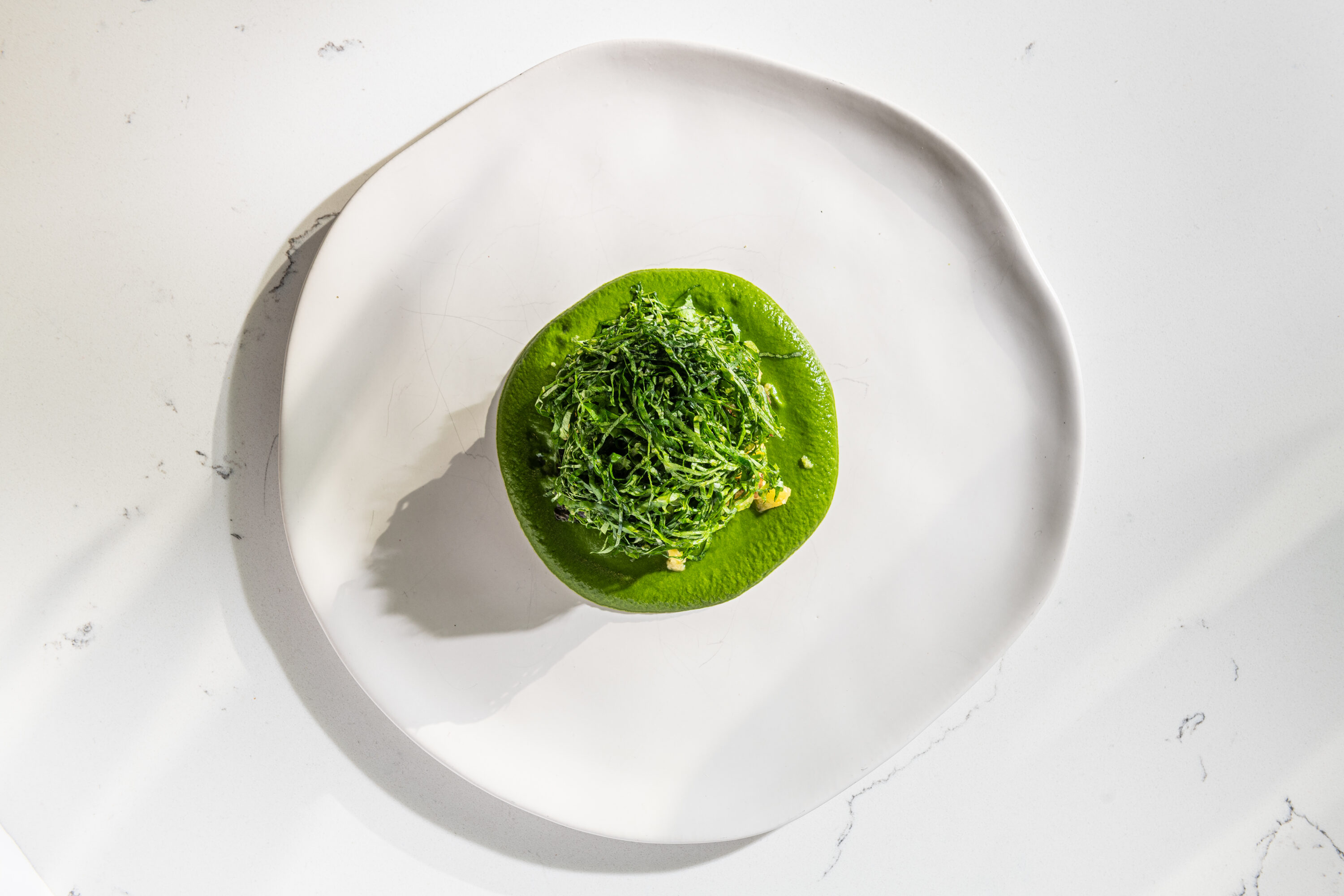 Seaweed mole, potato miso, chicken skin, greens.dng-9 - Washingtonian