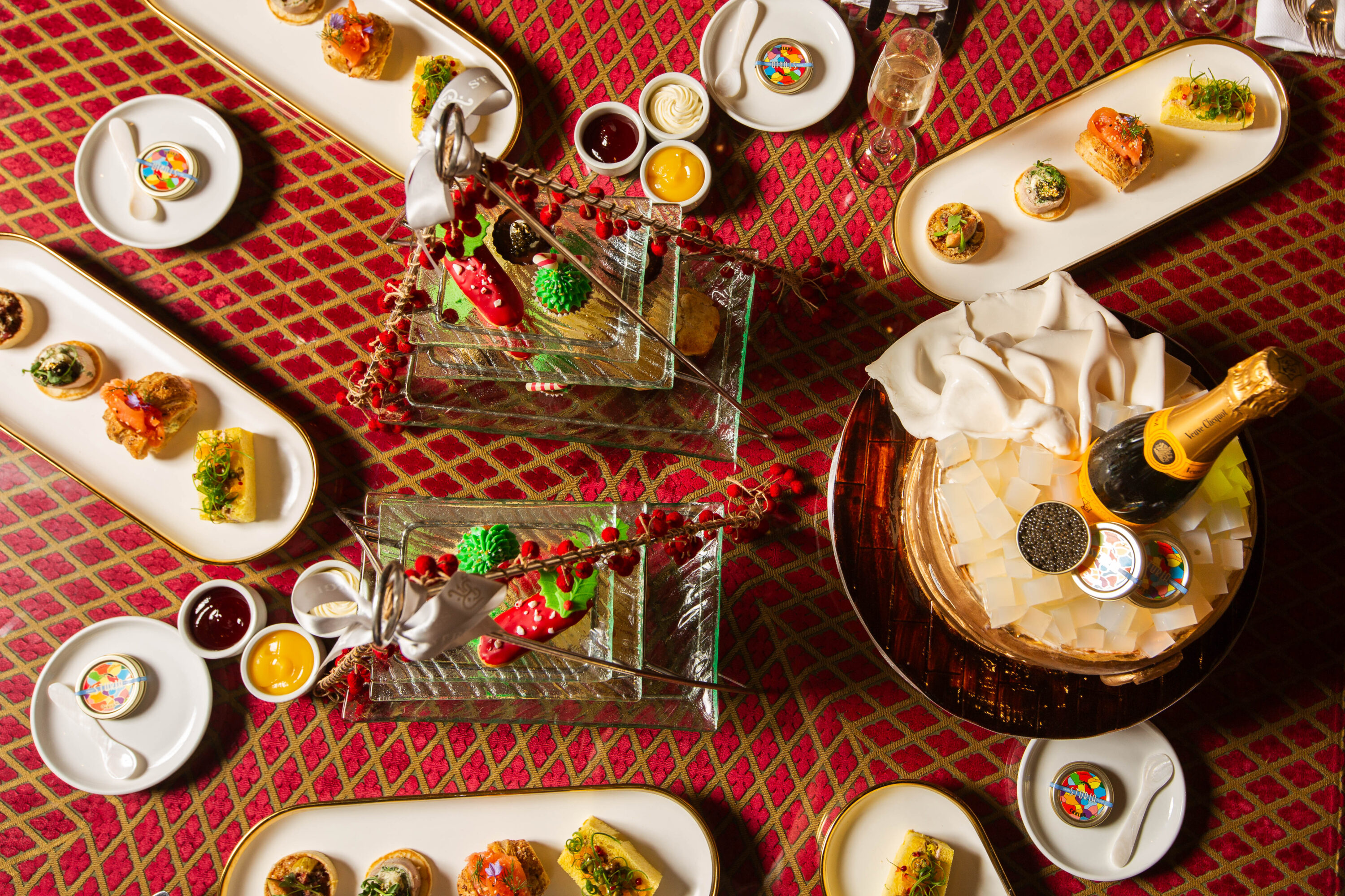Holiday-themed tea at the St. Regis. Photo courtesy of the St. Regis. 