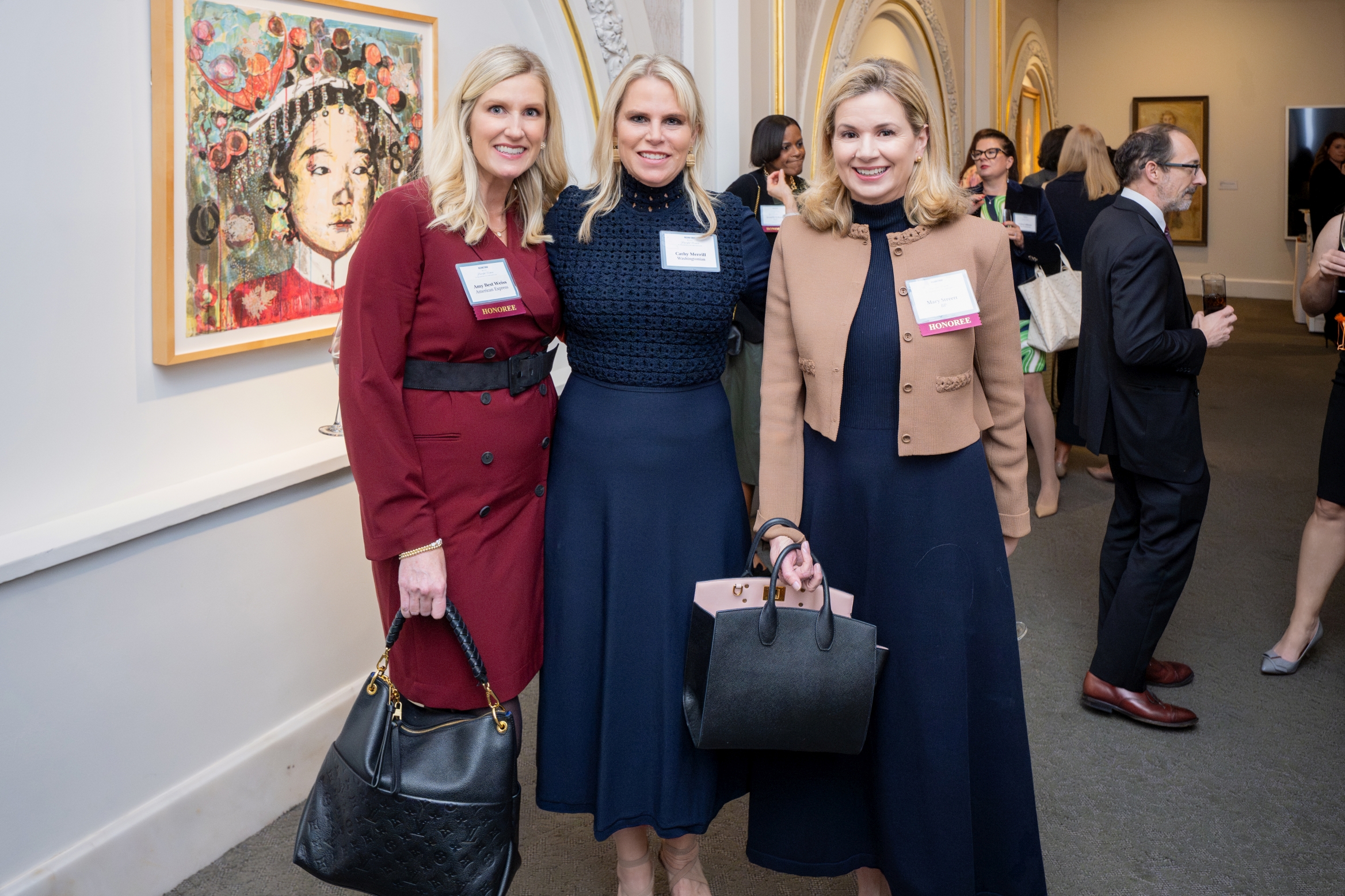 American Express’ Amy Best Weiss, Washingtonian’s Cathy Merrill, and BP’s Mary Streett