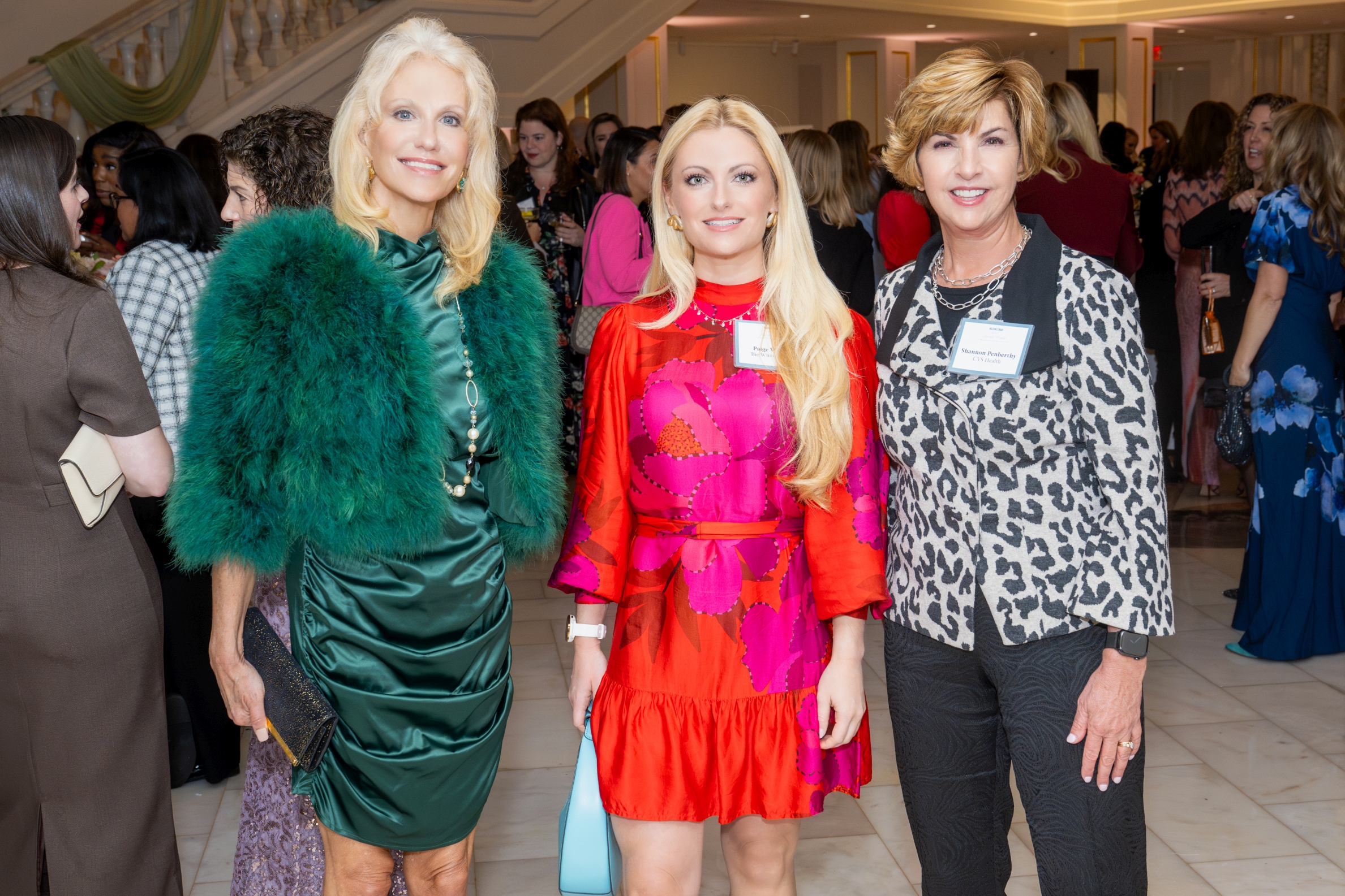 KAConsultingLLC’s Kellyanne Conway, The White House’s Paige Willey, and CVS Health’s Shannon Penberthy
