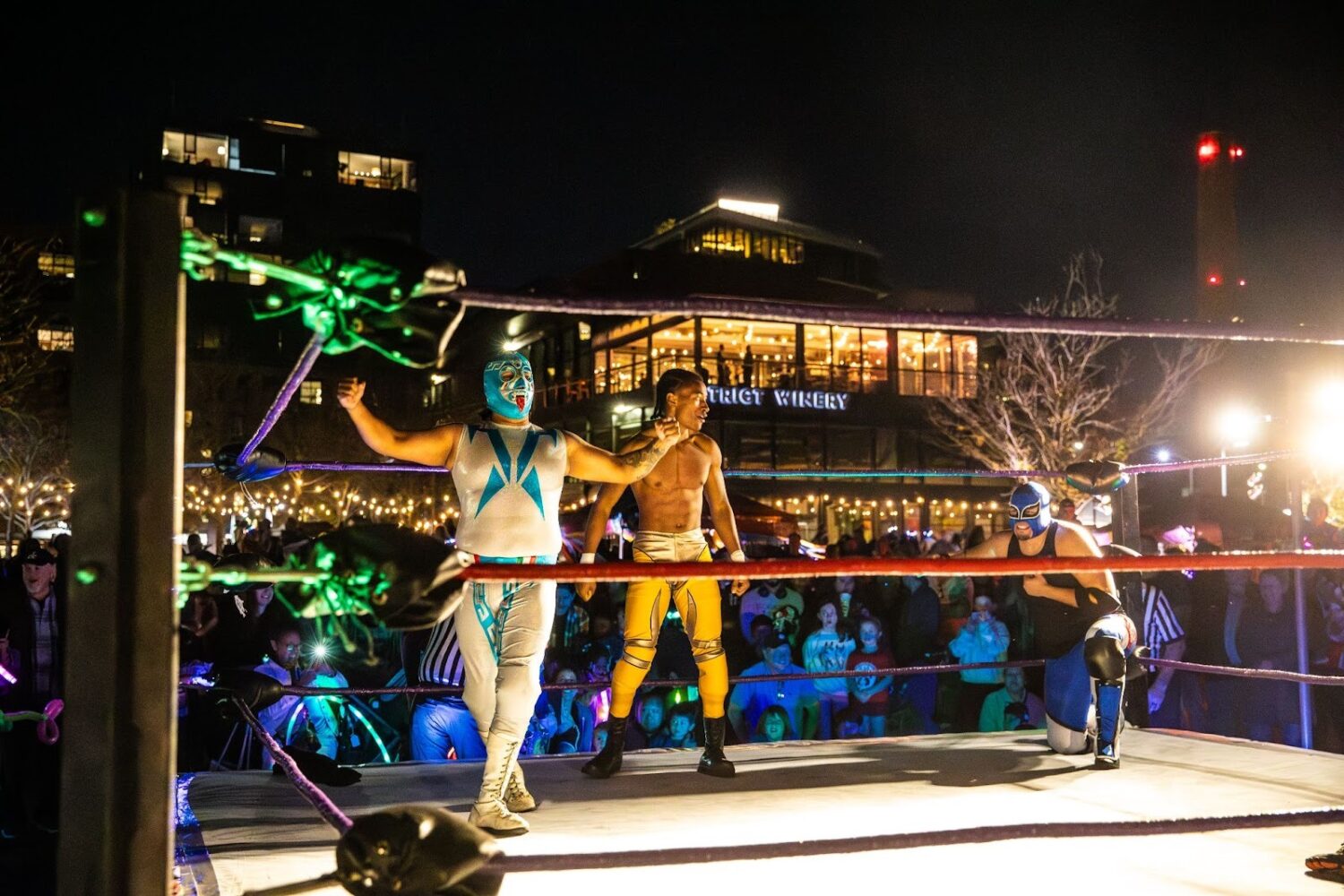 Watch Lucha Libre wrestling at Side Yards on Friday. Photo courtesy of Side Yards.