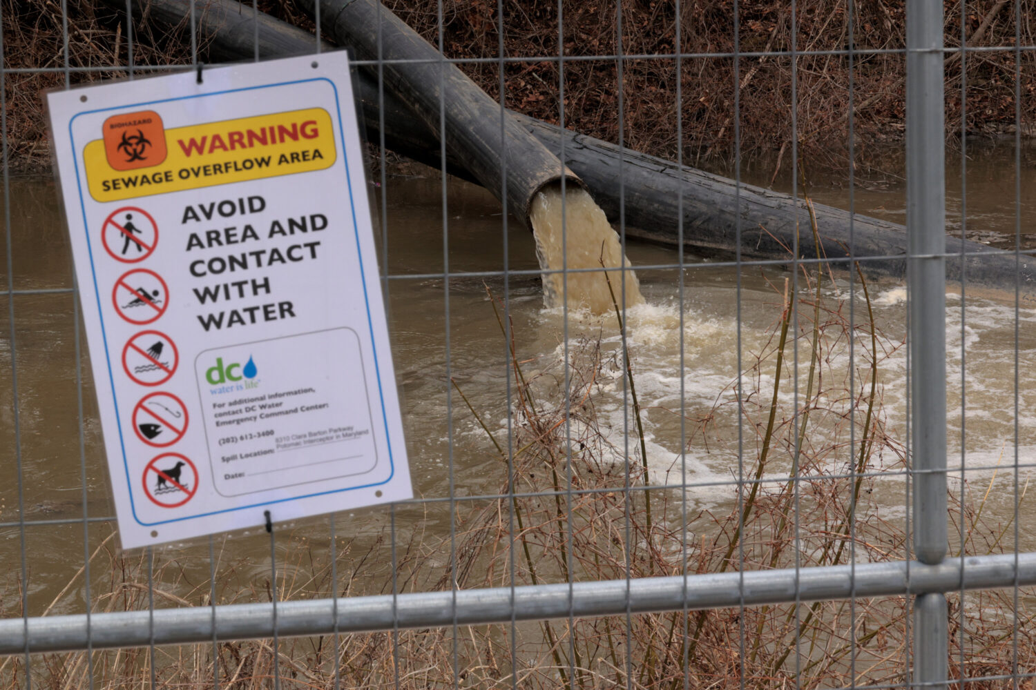 The Federal Government Will Help DC Clean Up the Potomac River Sewage Spill