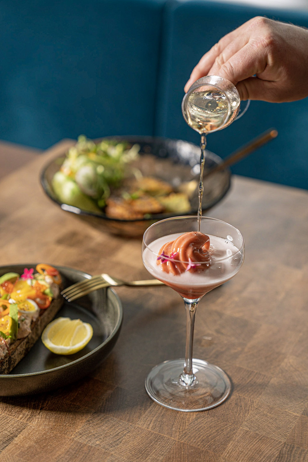 LArdente_brunch sorbetto spritz pouring_Mike Fuentes Photography - Washingtonian
