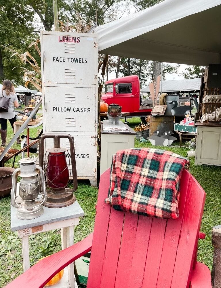 Lucketts Spring Market brings more than 200 vendors to the Clarke County Fairgrounds. Photo courtesy of Lucketts.