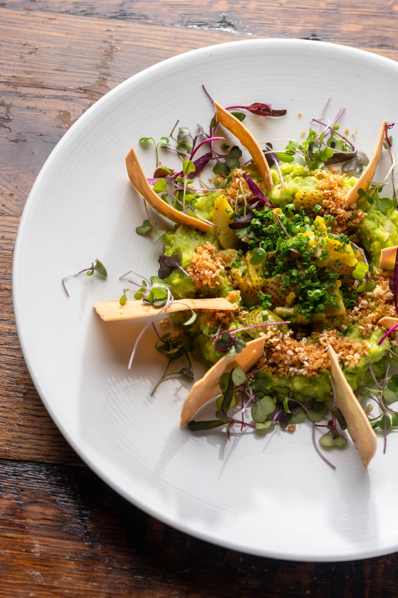 Fava bean spread green strawberry chow-chow - Washingtonian
