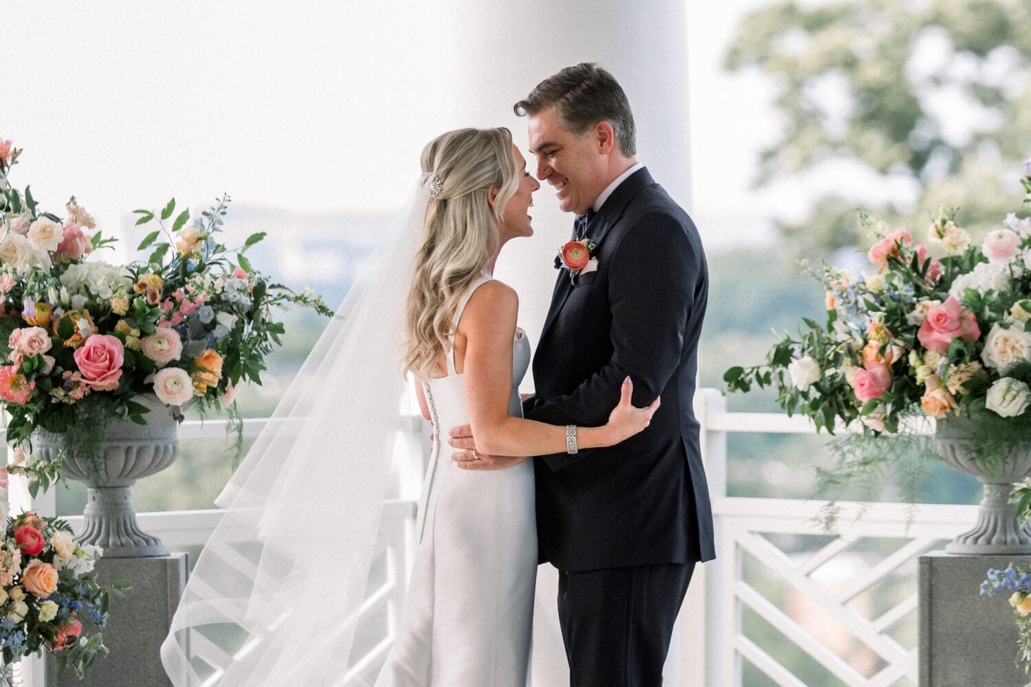 Exclusive: Liz Landers and Jim Acosta Got Married Last Night