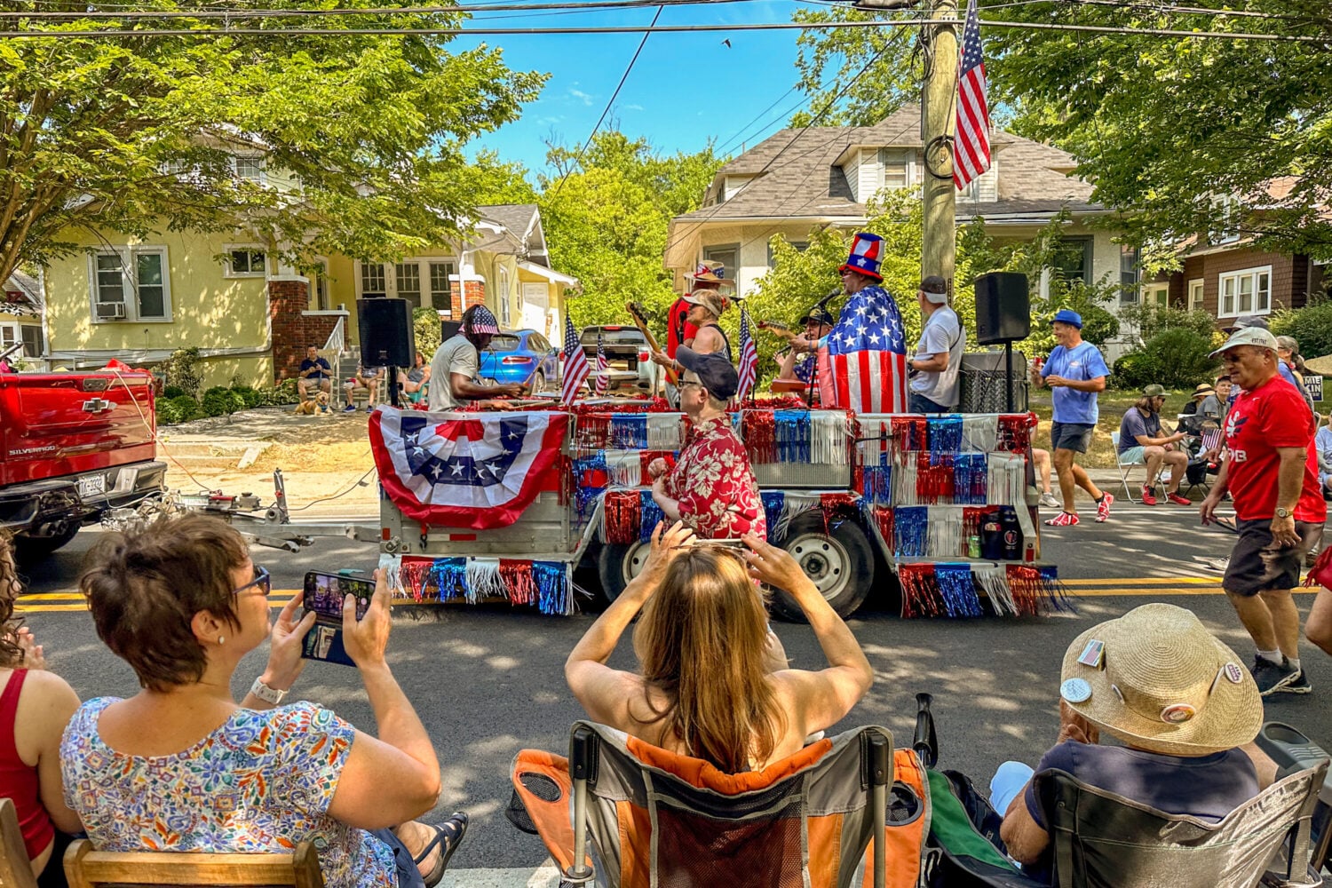 The parade in Takoma Park. Photo by Sam Kittner.