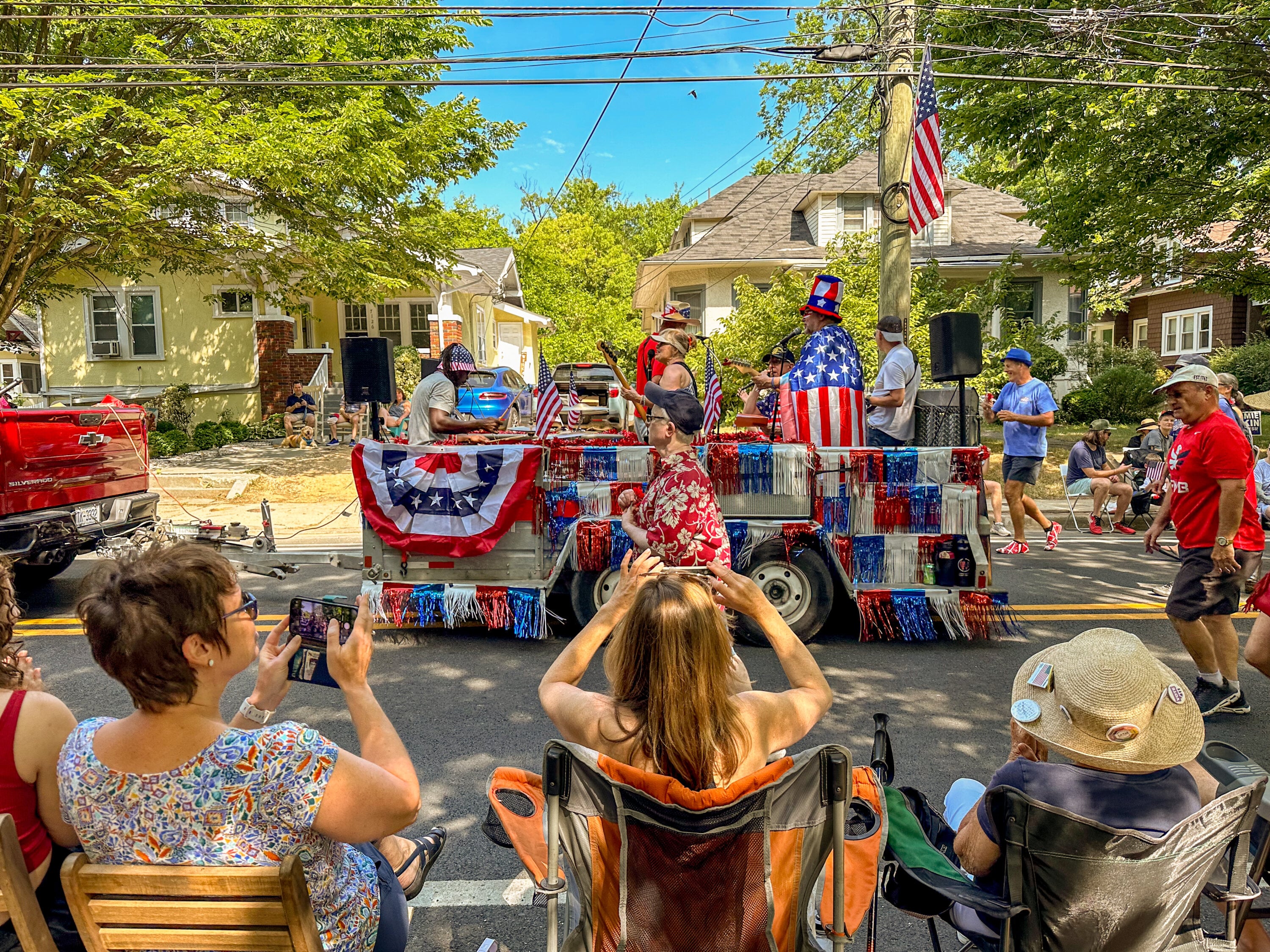 The parade in Takoma Park. Photo by Sam Kittner.