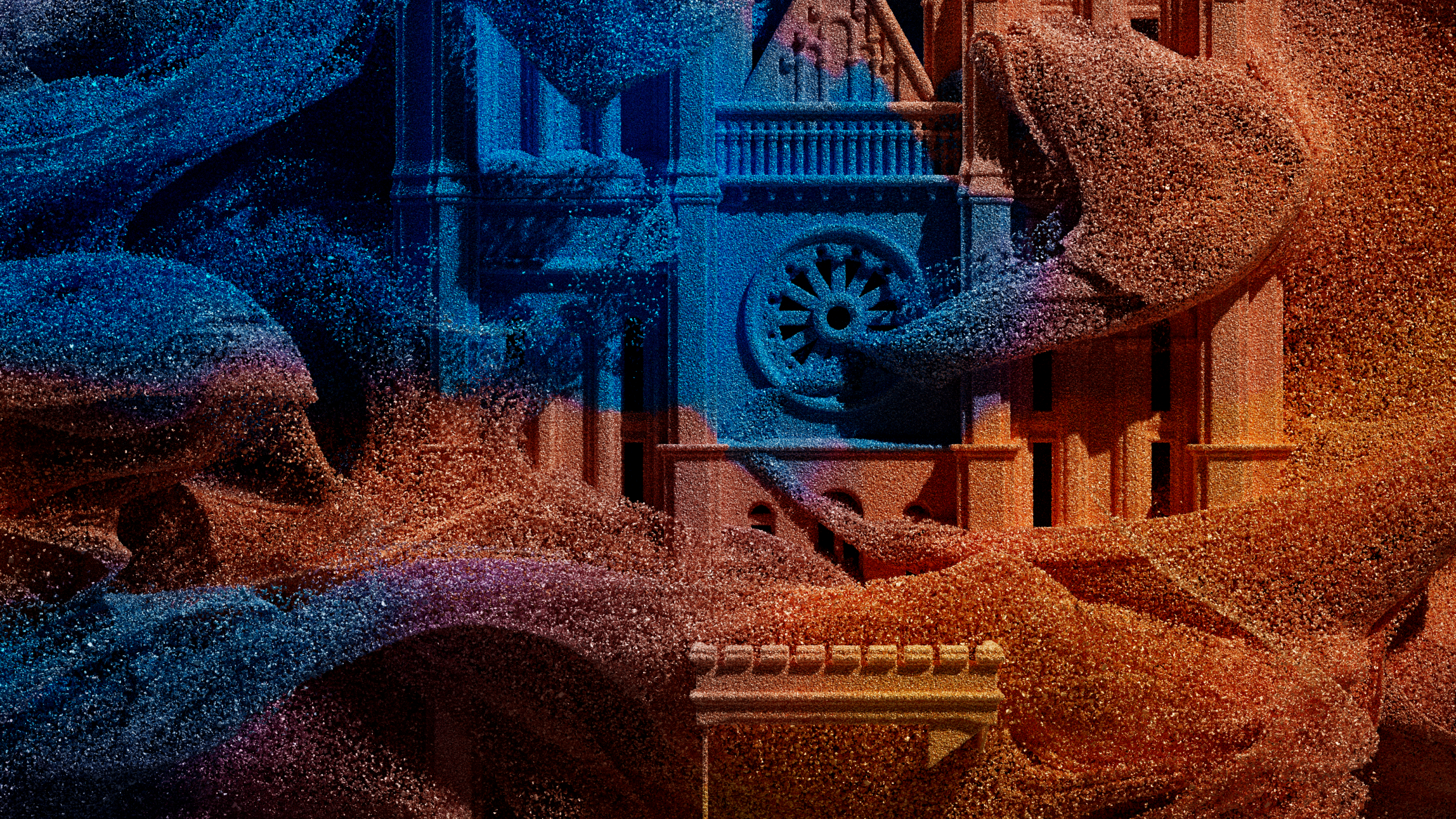 Rendering of "Smithsonian Dreams." Images courtesy of Refik Anadol Studio.