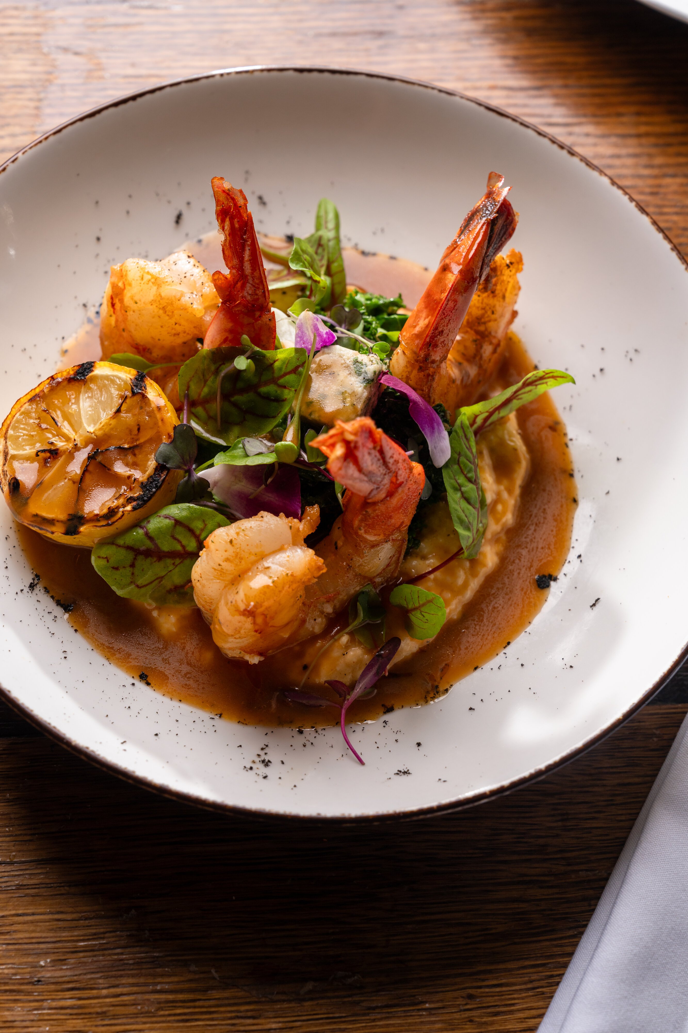Shrimp grits - Washingtonian