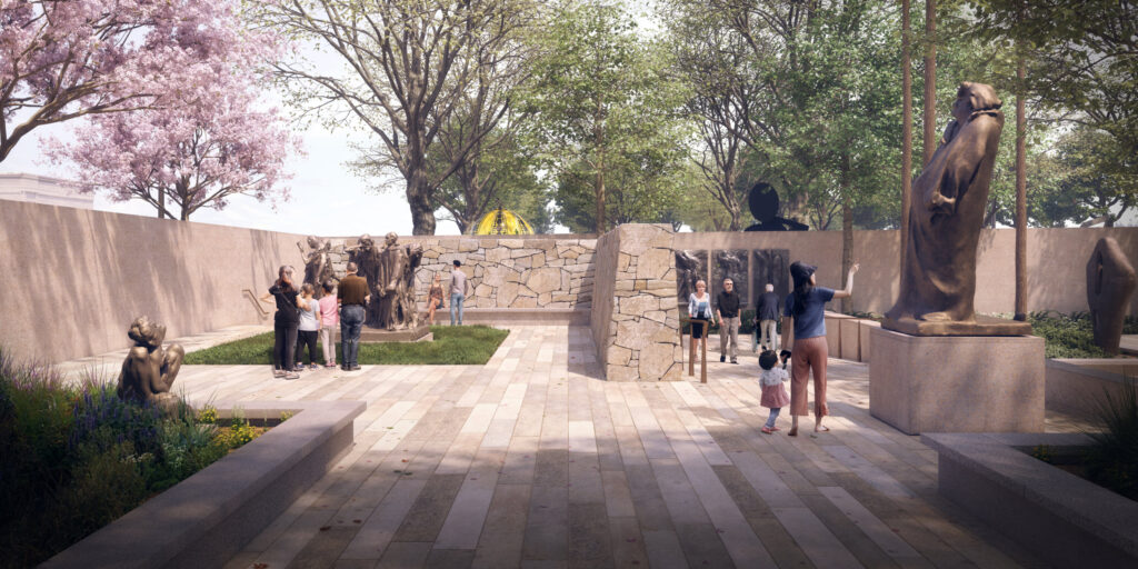 Hirshhorn_Sugimoto rendering_East Garden_Rodin - Washingtonian