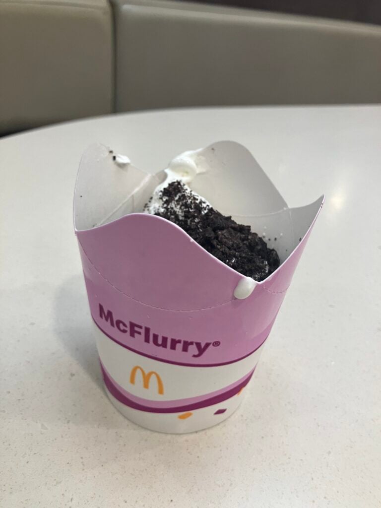 A McFlurry from McDonald's.