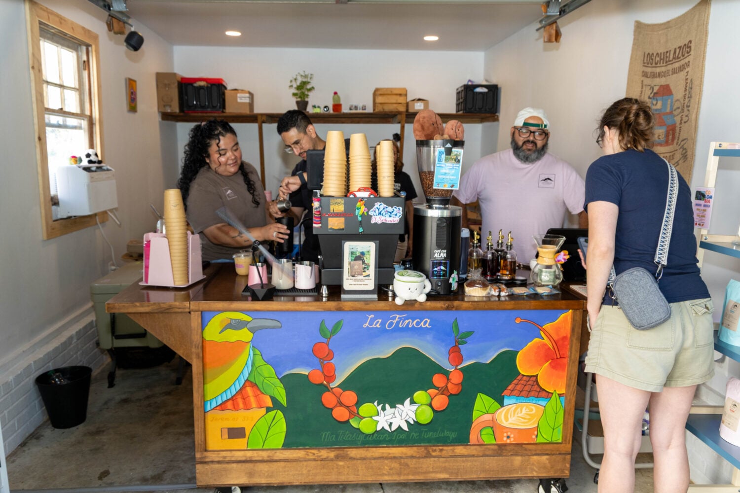 La Finca coffee pop-up in Silver Spring