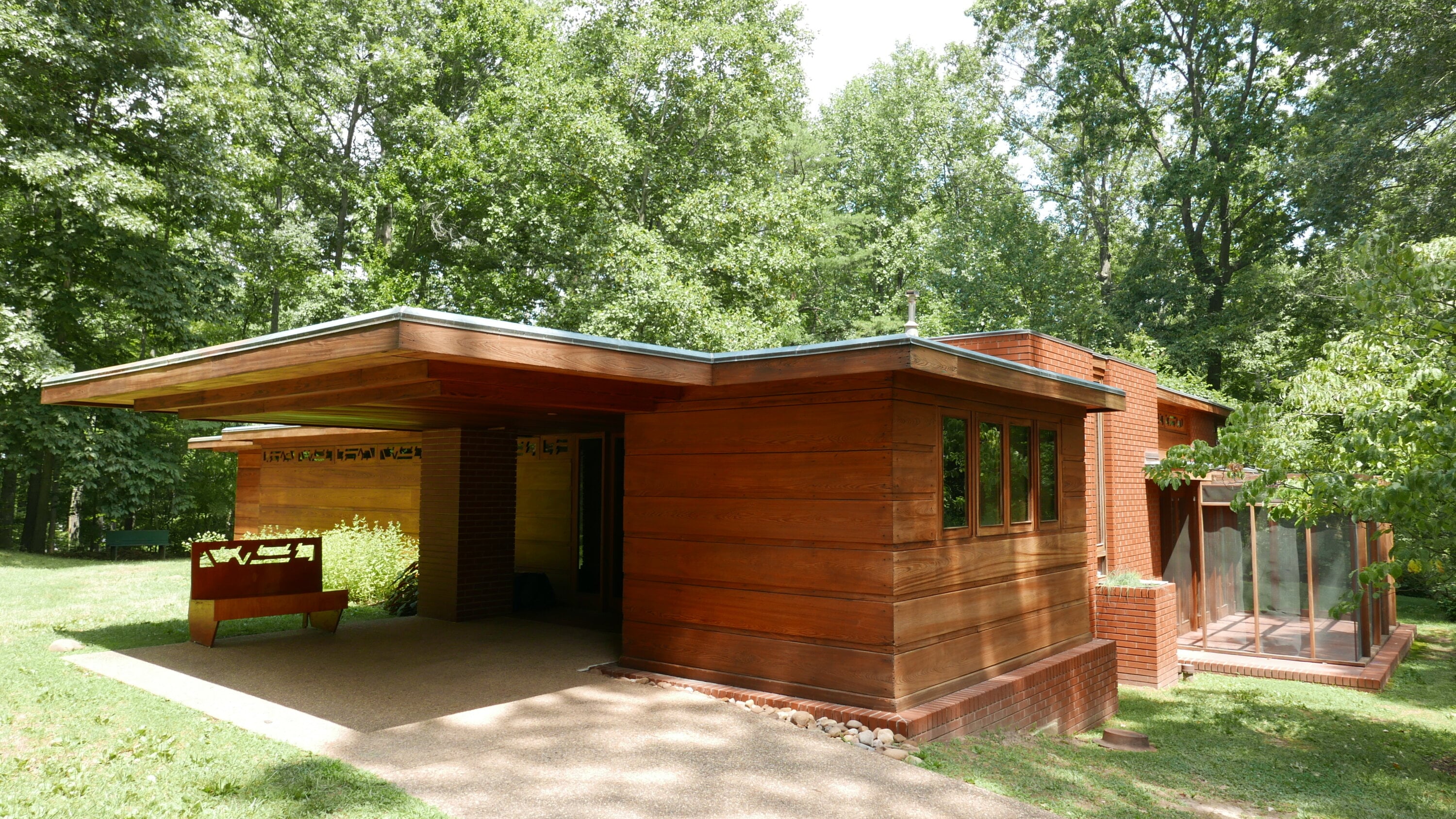 The Pope-Leighey House. Photograph by Flickr user Melissa Delzio.
