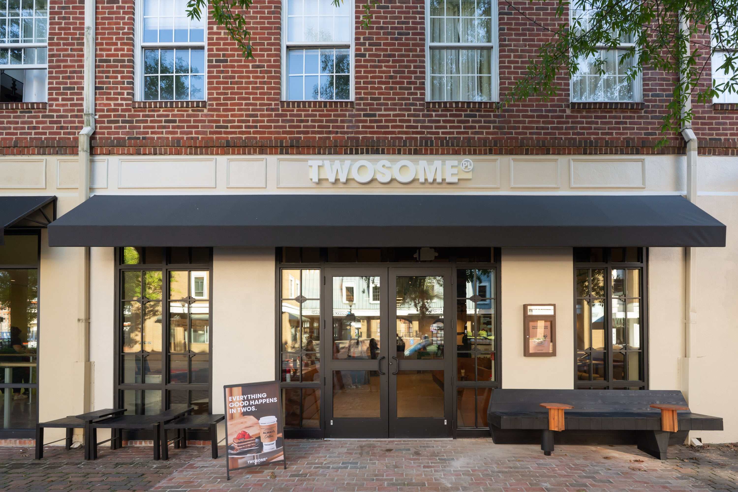 The exterior of Twosome Place.