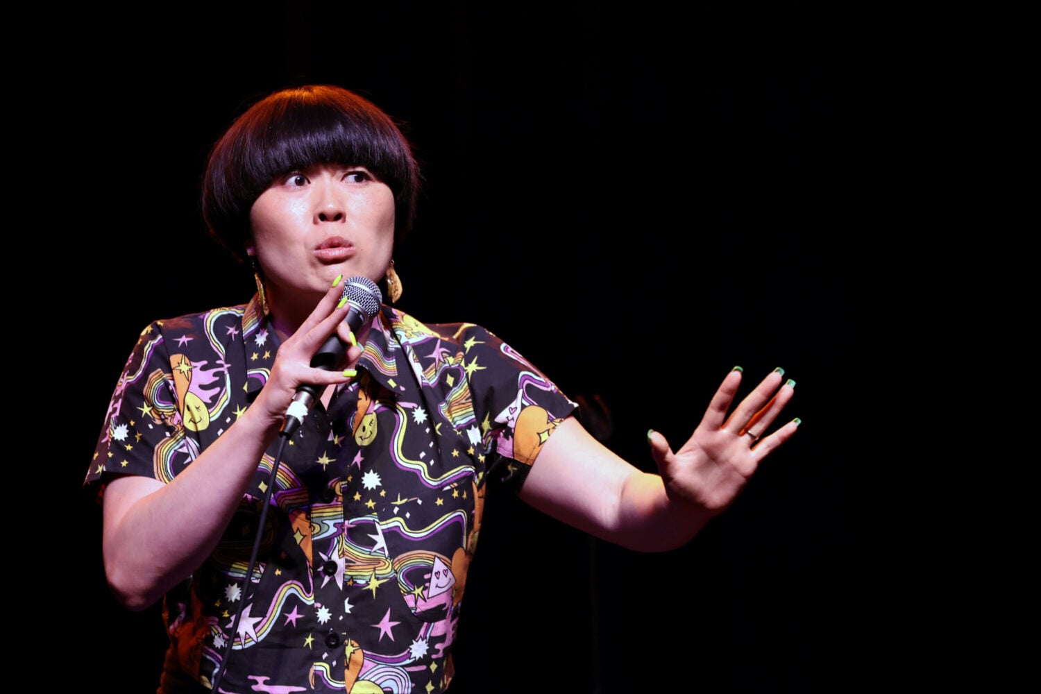 Comedian Atsuko Okatsuka. Photograph by Amy Sussman / Staff via Getty Images.